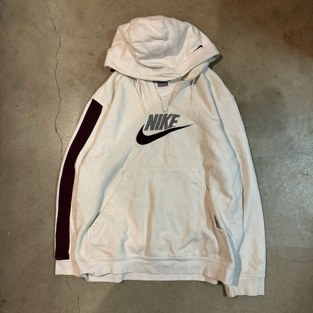 Nike Men's White Hoodie
